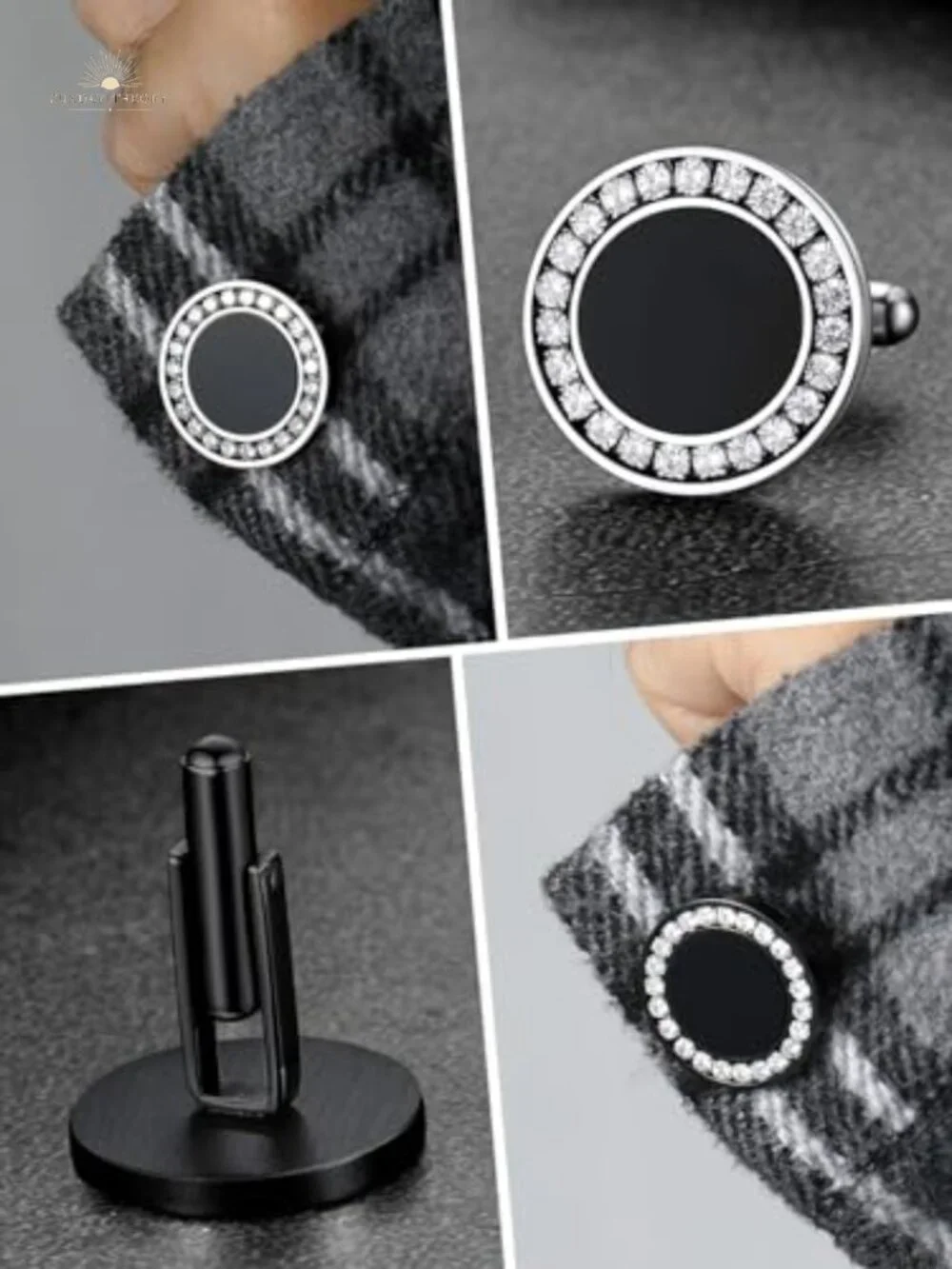 Stainless Steel Viking Cufflinks with Gift Box